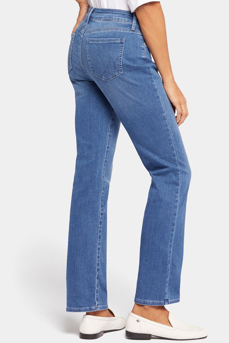 Blue Women's NYDJ Marilyn Straight Jeans | NZ 895XQJHNB