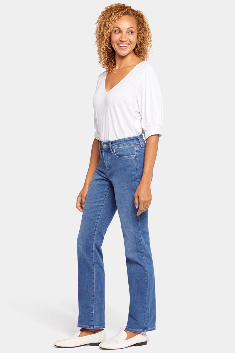 Blue Women's NYDJ Marilyn Straight Jeans | NZ 895XQJHNB