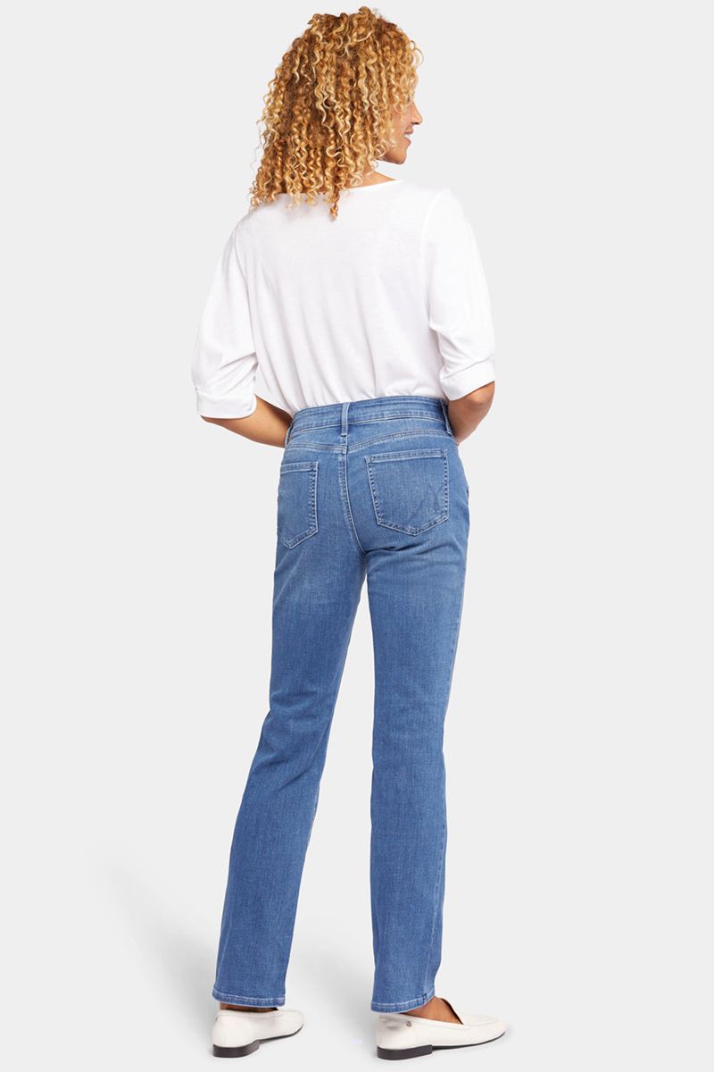 Blue Women's NYDJ Marilyn Straight Jeans | NZ 895XQJHNB