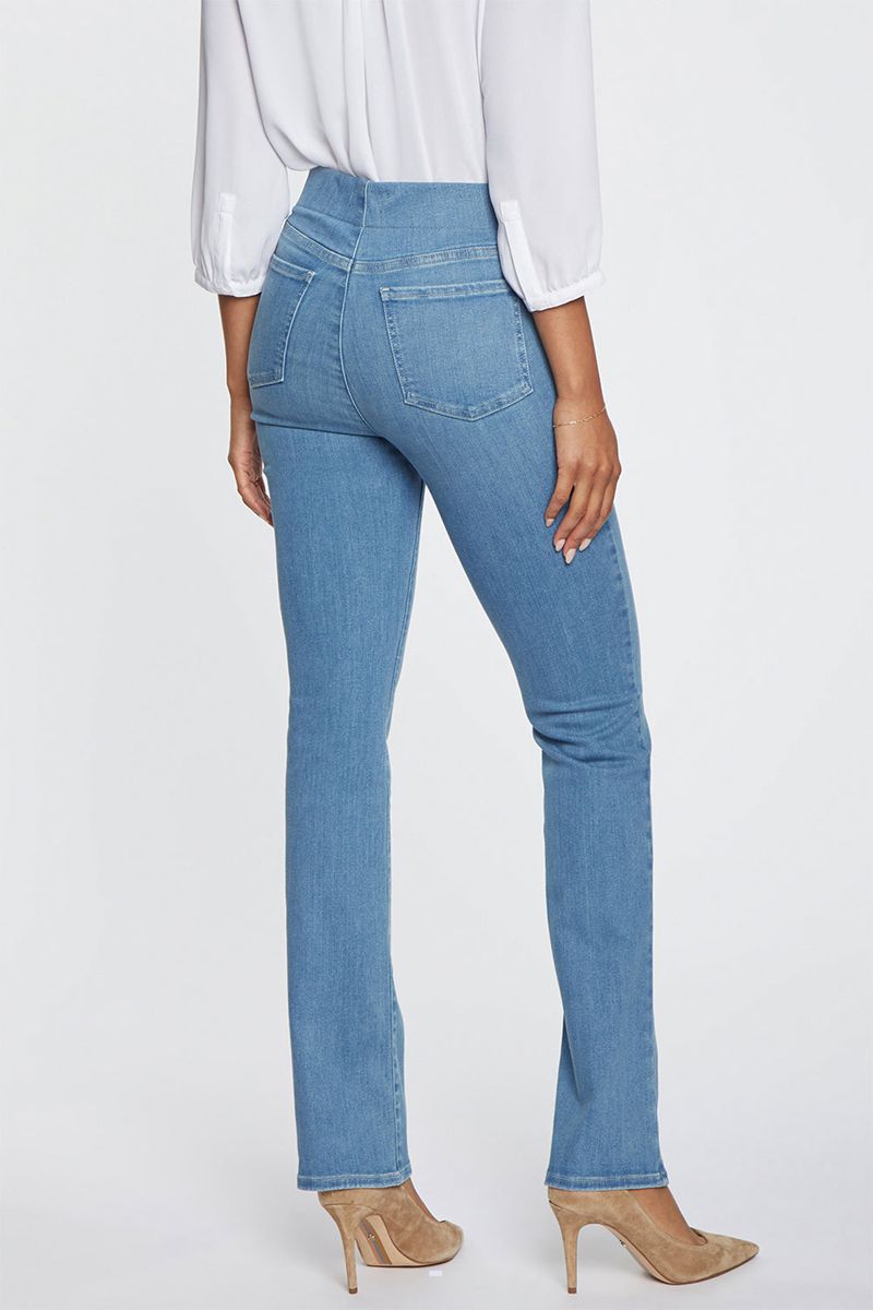 Blue Women's NYDJ Marilyn Straight Pull-On Jeans | NZ 586XSFINP