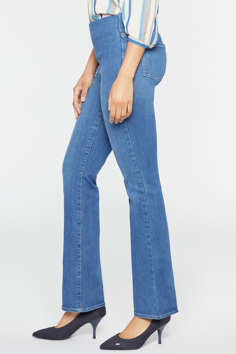 Blue Women's NYDJ Marilyn Straight Pull-On Jeans | NZ 945RXKPGD