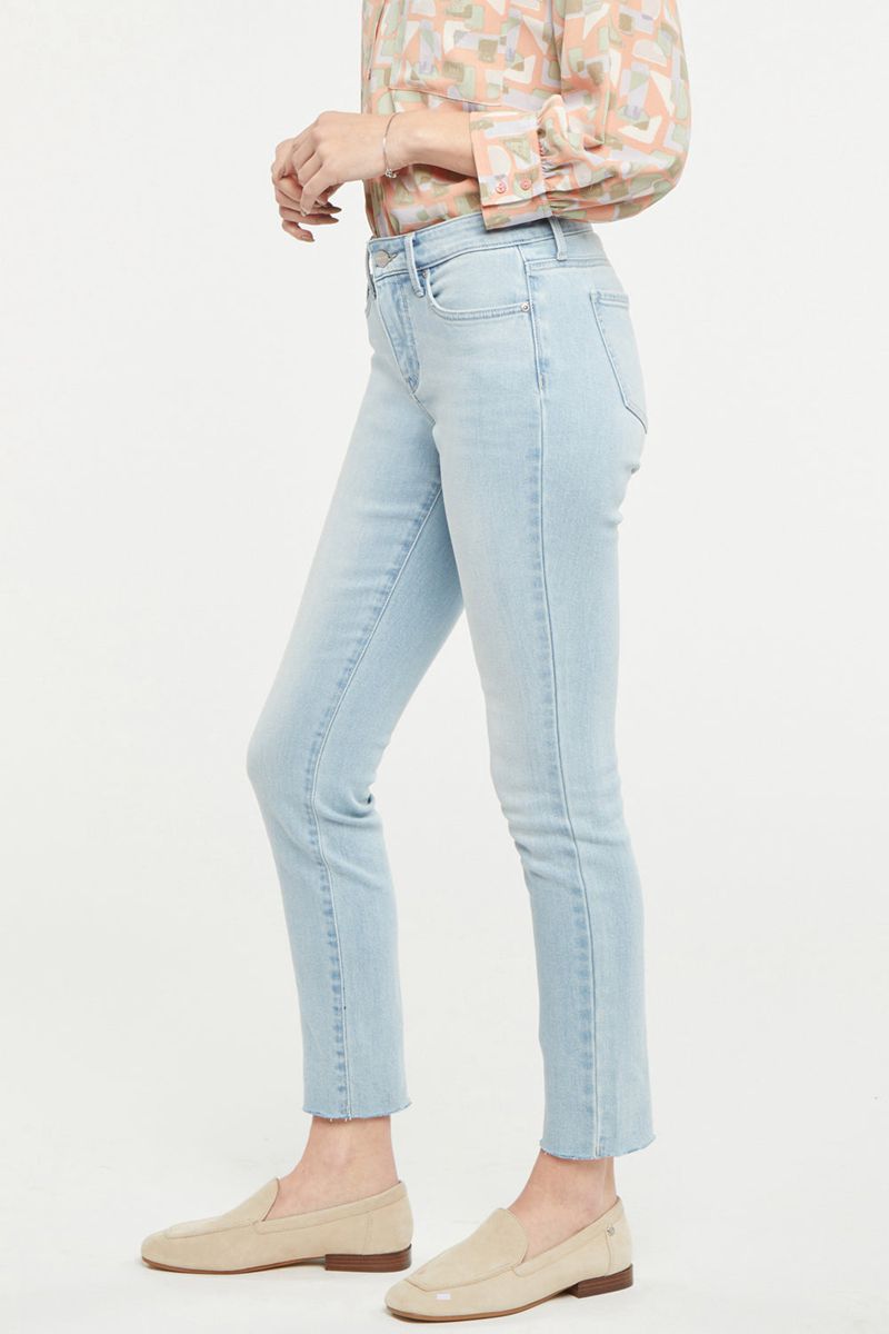 Blue Women's NYDJ Petite Alina Skinny Ankle Jeans | NZ 031QKPMOL