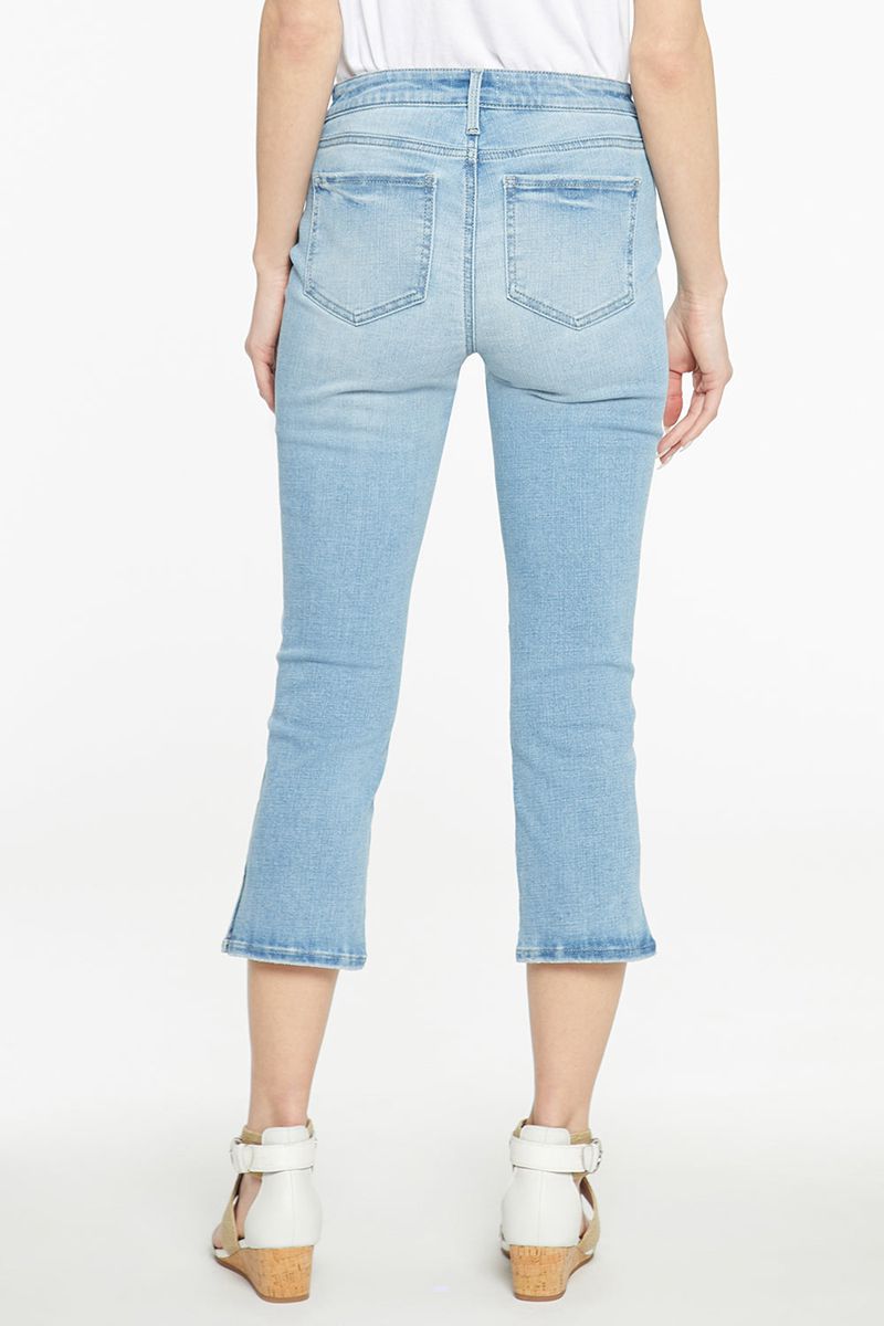 Blue Women's NYDJ Petite Chloe Capri Jeans | NZ 527COUXEV