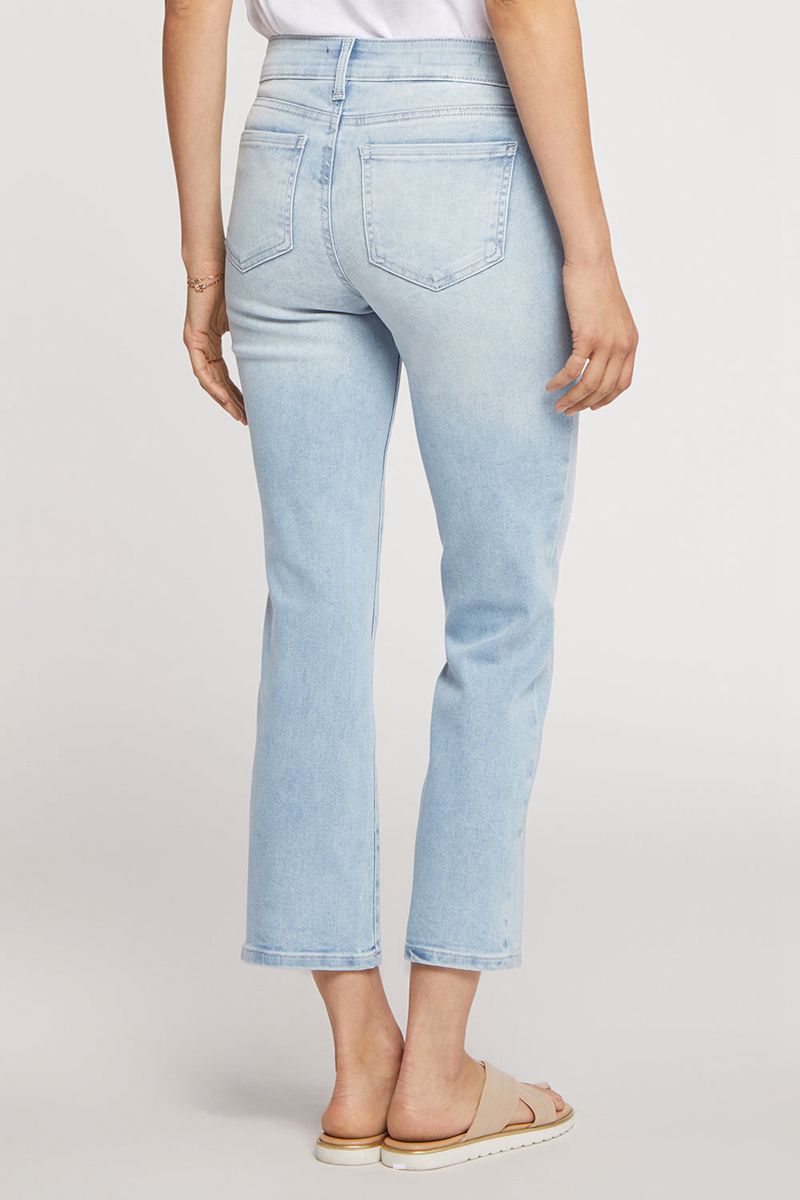 Blue Women's NYDJ Petite Marilyn Straight Ankle Jeans | NZ 132LUSTCM