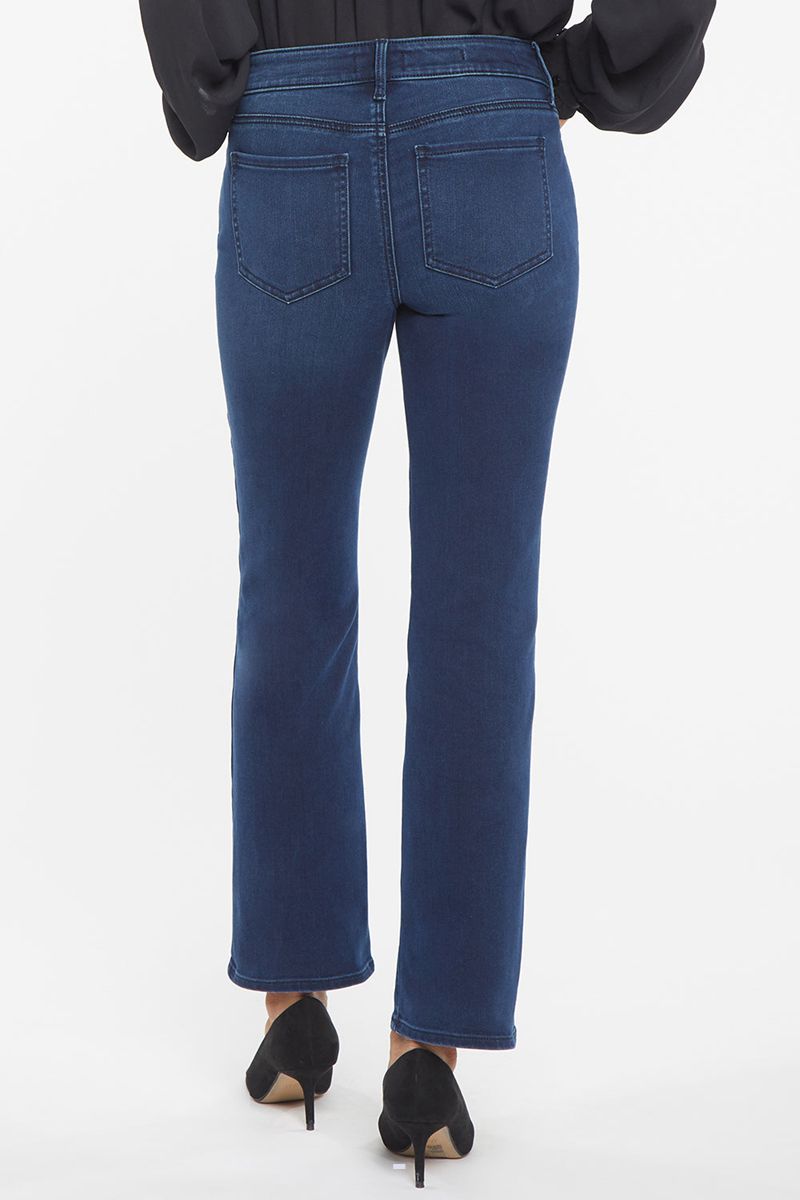 Blue Women's NYDJ Petite Marilyn Straight Ankle Jeans | NZ 195OSZUYP