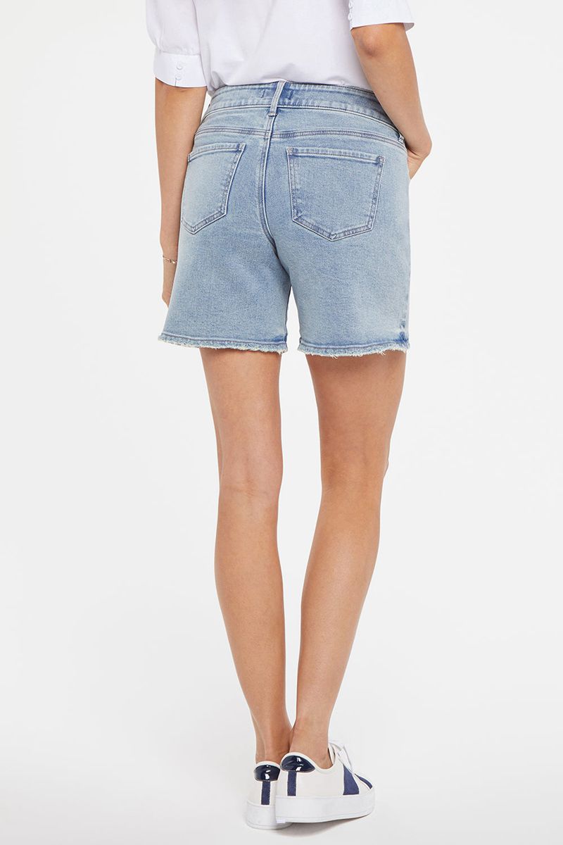 Blue Women's NYDJ Petite Roxanne Denim Shorts | NZ 401YJWHLB