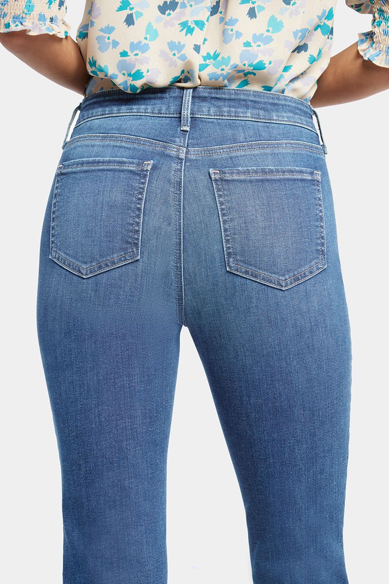 Blue Women's NYDJ Petite Sheri Slim Ankle Jeans | NZ 630IFLEAX