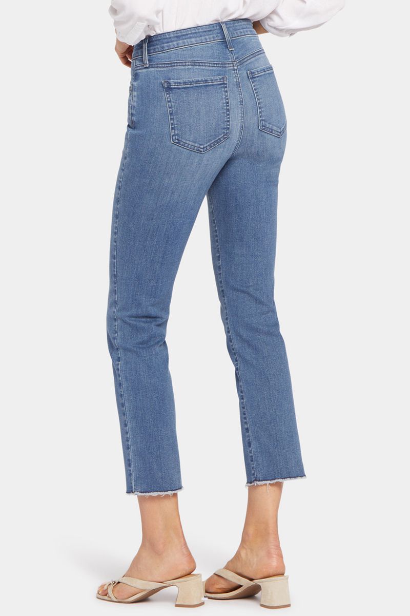 Blue Women's NYDJ Petite Sheri Slim Ankle Jeans | NZ 745HLJXUS