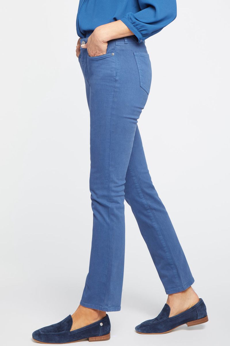 Blue Women's NYDJ Petite Sheri Slim Jeans | NZ 260HEWYMS