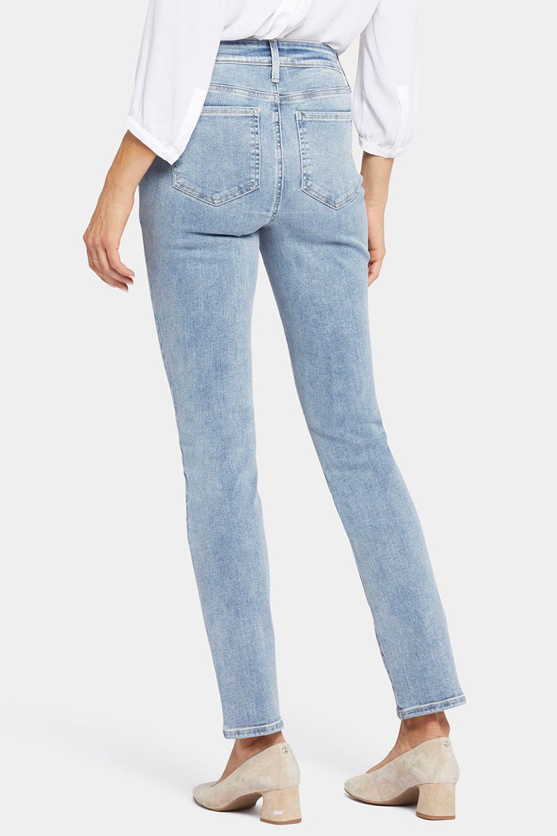 Blue Women's NYDJ Petite Sheri Slim Jeans | NZ 375UXVCGB