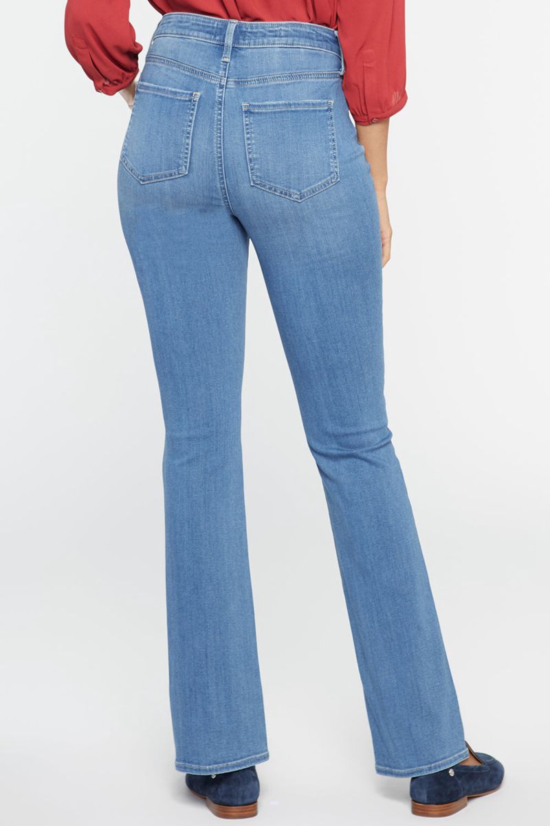 Blue Women's NYDJ Petite Slim Bootcut Jeans | NZ 728MOFNHW