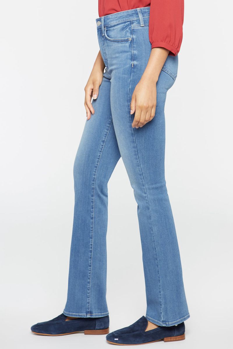 Blue Women's NYDJ Petite Slim Bootcut Jeans | NZ 728MOFNHW