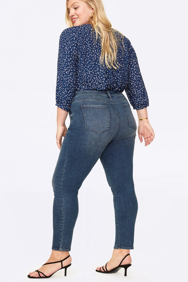 Blue Women's NYDJ Plus Ami Skinny Jeans | NZ 024POYEKZ