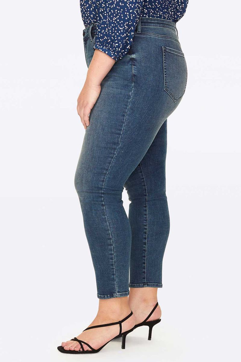 Blue Women's NYDJ Plus Ami Skinny Jeans | NZ 024POYEKZ