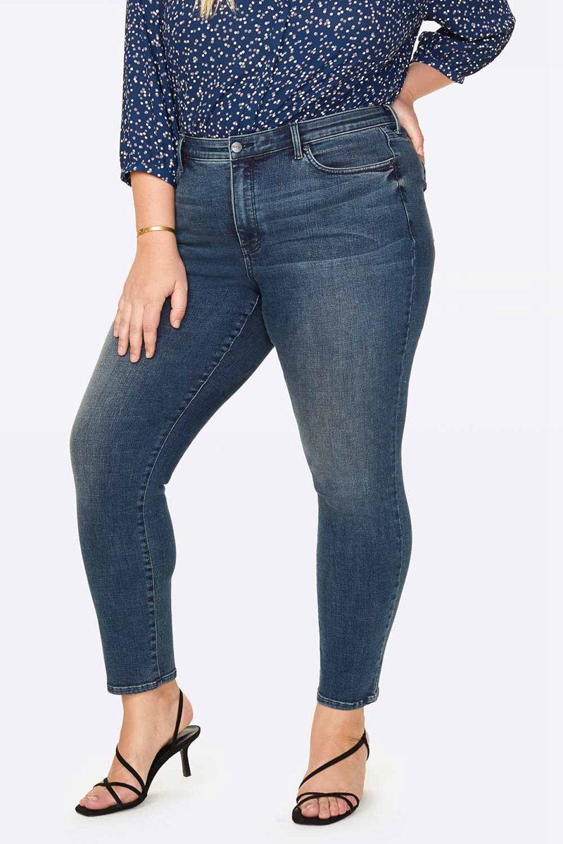 Blue Women's NYDJ Plus Ami Skinny Jeans | NZ 024POYEKZ