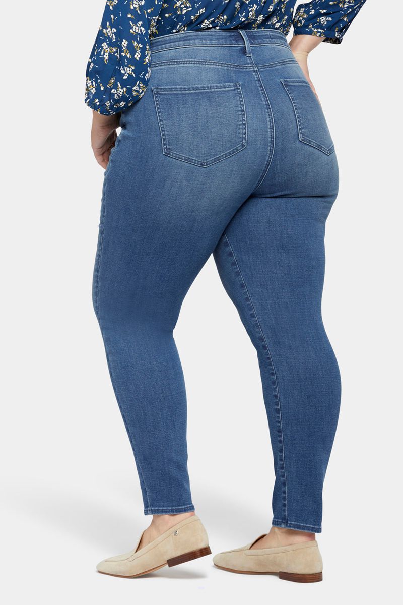 Blue Women's NYDJ Plus Ami Skinny Jeans | NZ 128KPAGLQ