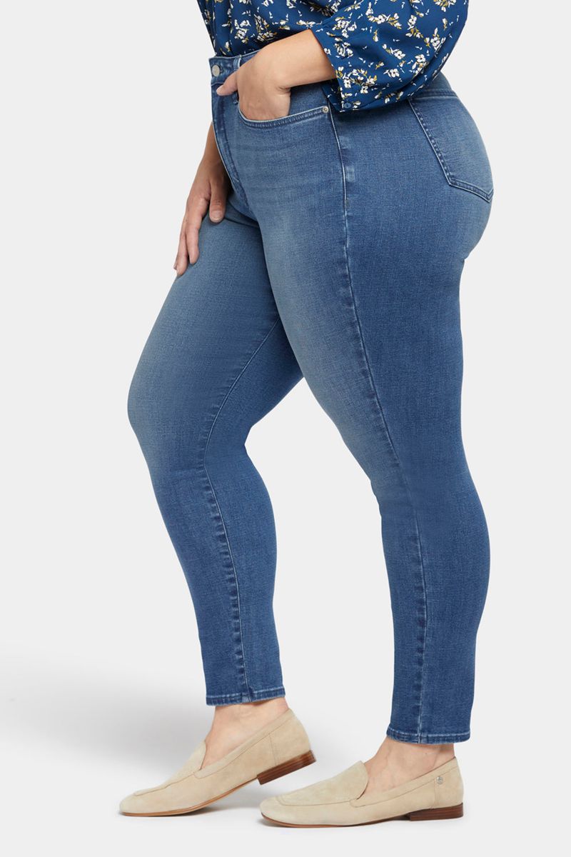 Blue Women's NYDJ Plus Ami Skinny Jeans | NZ 128KPAGLQ