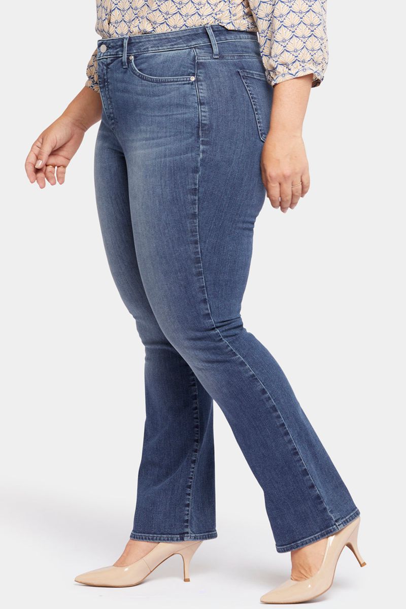 Blue Women's NYDJ Plus Barbara Bootcut Jeans | NZ 307PWVQGK