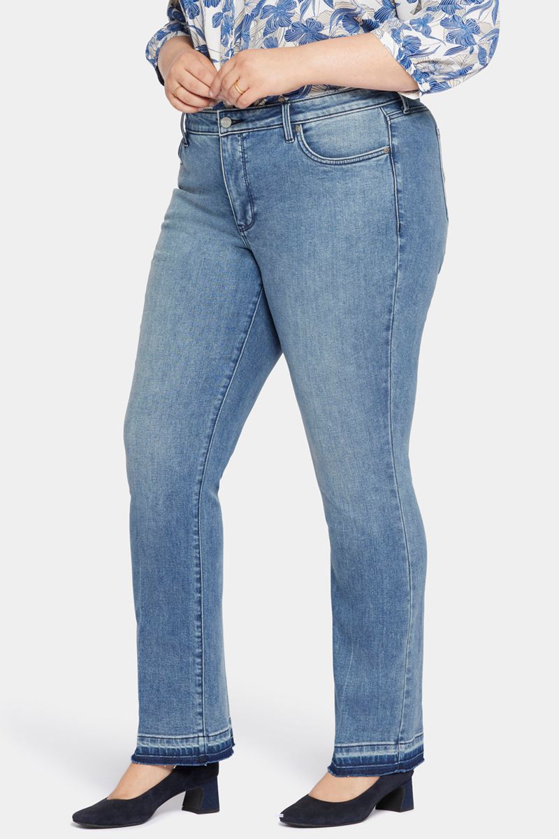 Blue Women's NYDJ Plus Barbara Bootcut Jeans | NZ 856RWYQKN