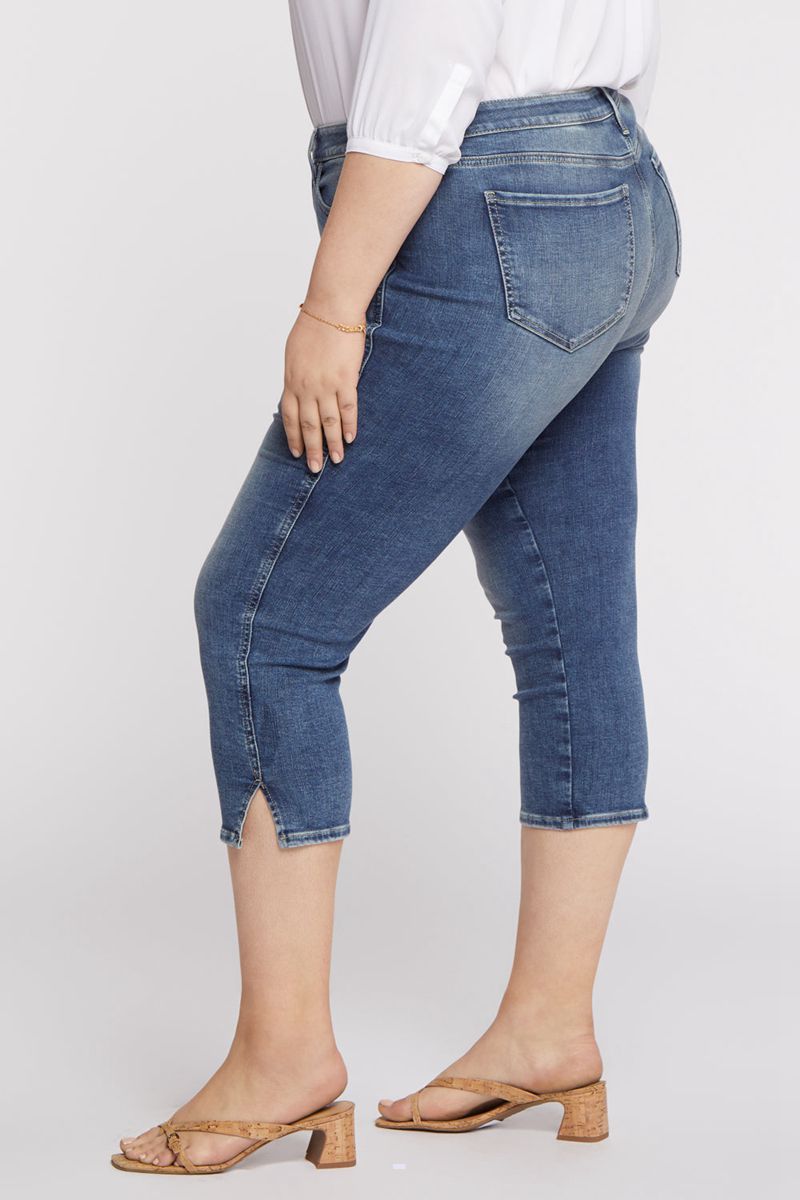 Blue Women's NYDJ Plus Chloe Capri Jeans | NZ 240ELJWFP