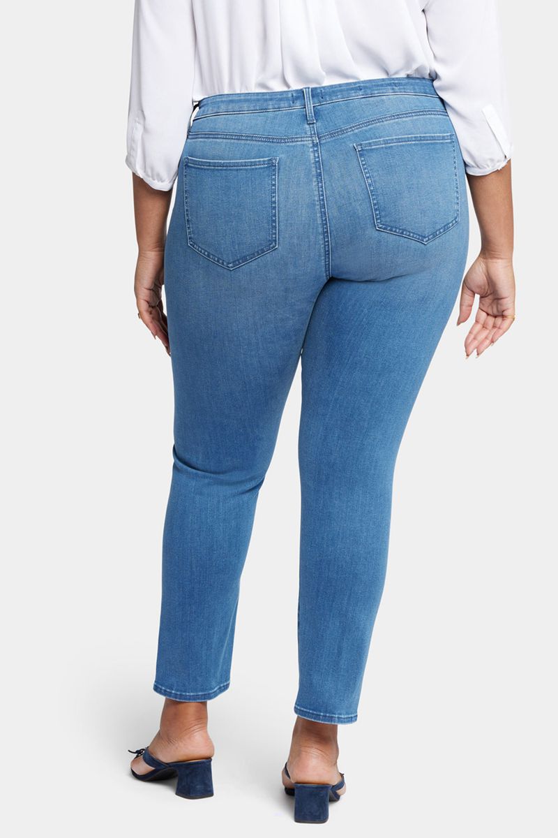 Blue Women's NYDJ Plus Le Silhouette Sheri Slim Jeans | NZ 480SKNPOD