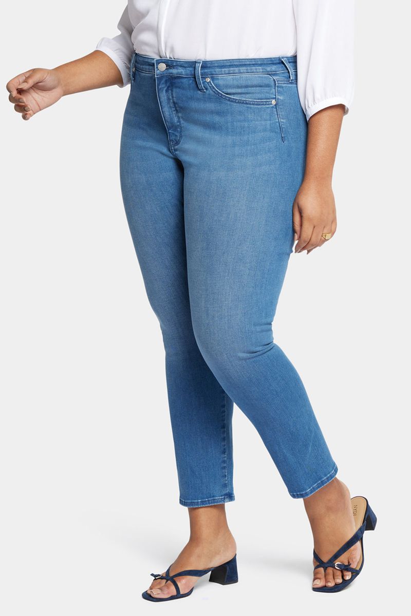 Blue Women's NYDJ Plus Le Silhouette Sheri Slim Jeans | NZ 480SKNPOD