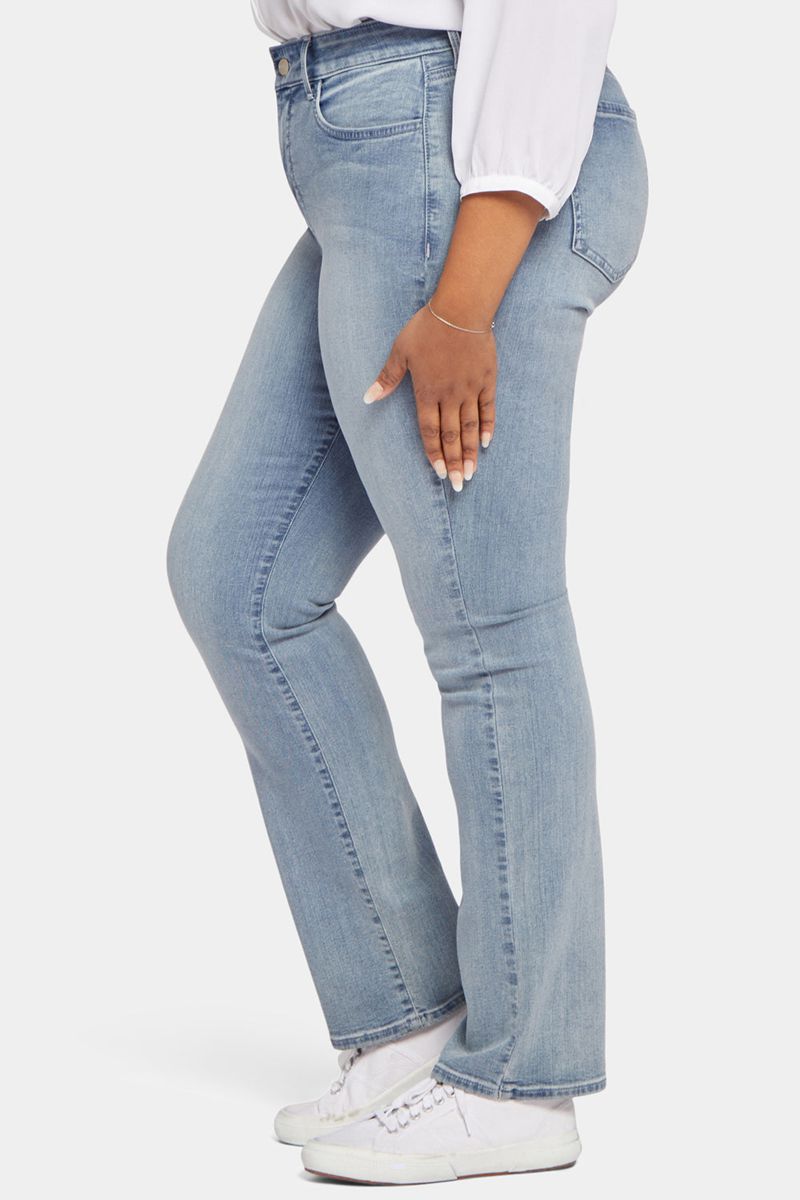 Blue Women's NYDJ Plus Marilyn Straight Jeans | NZ 704NFHBRM