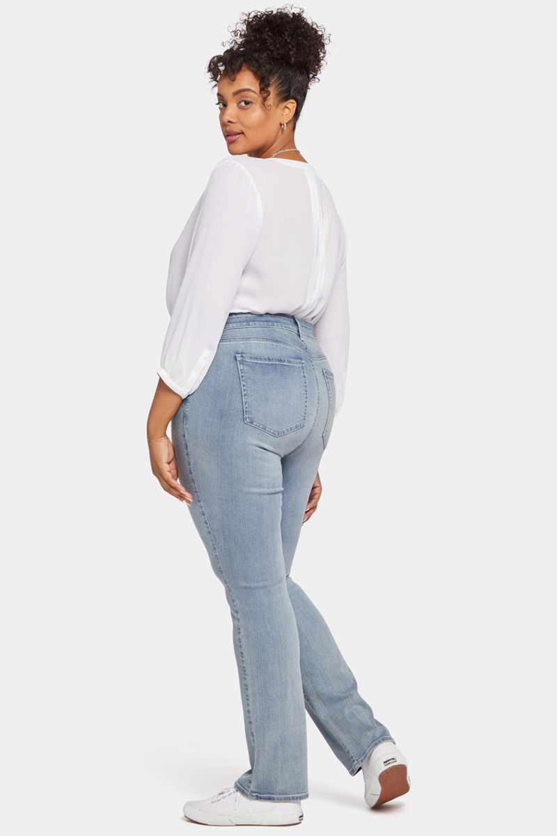 Blue Women's NYDJ Plus Marilyn Straight Jeans | NZ 704NFHBRM