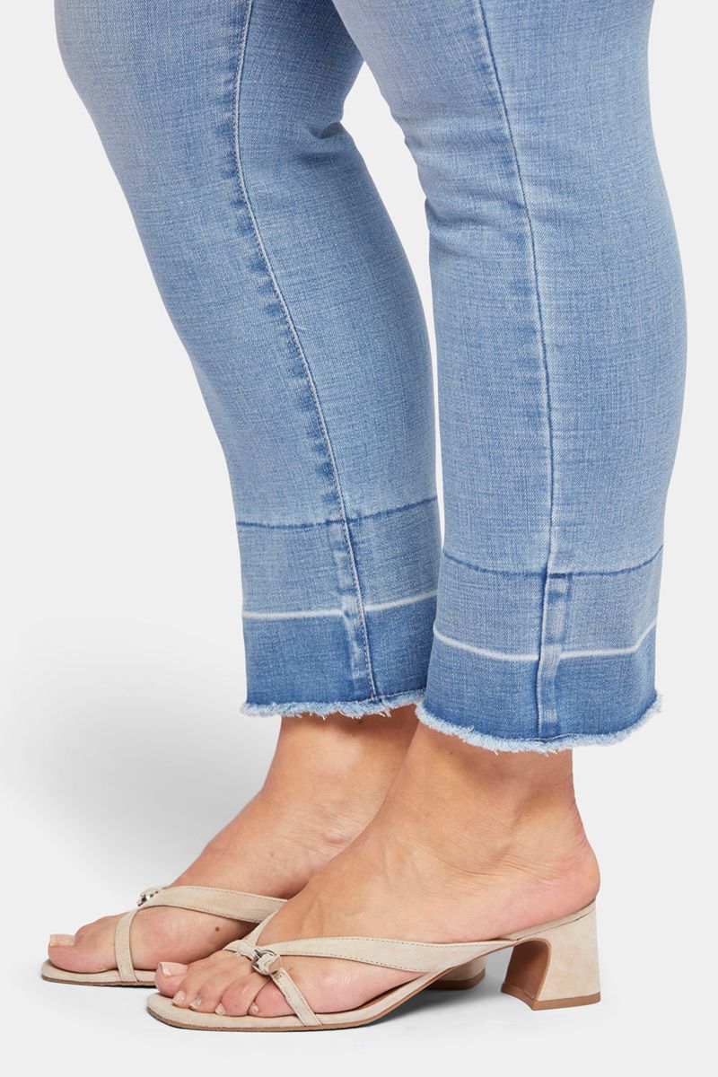 Blue Women's NYDJ Plus Sheri Slim Ankle Jeans | NZ 532DJYWBQ