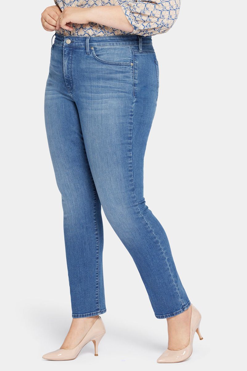 Blue Women's NYDJ Plus Sheri Slim Jeans | NZ 160XDLSHV