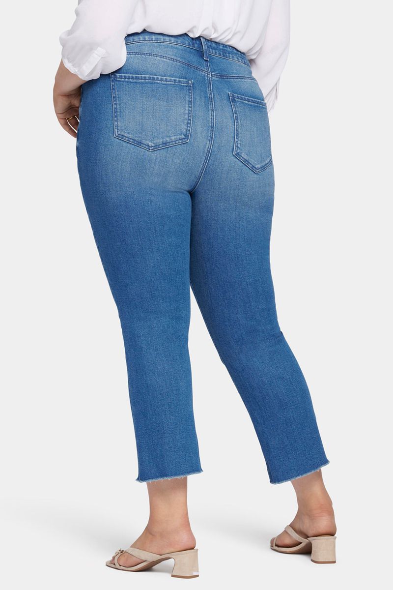 Blue Women's NYDJ Plus Slim Bootcut Ankle Jeans | NZ 901LWVSMD