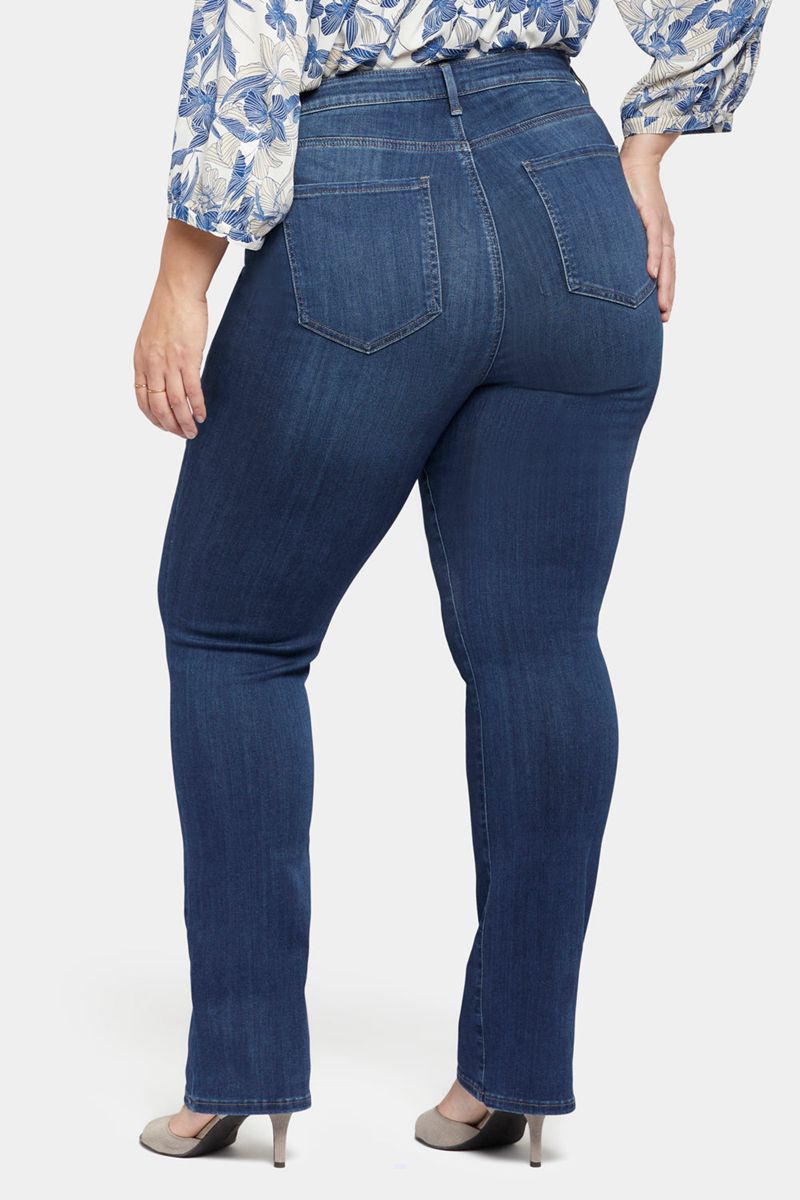 Blue Women's NYDJ Plus Slim Bootcut Jeans | NZ 689EXHCMA