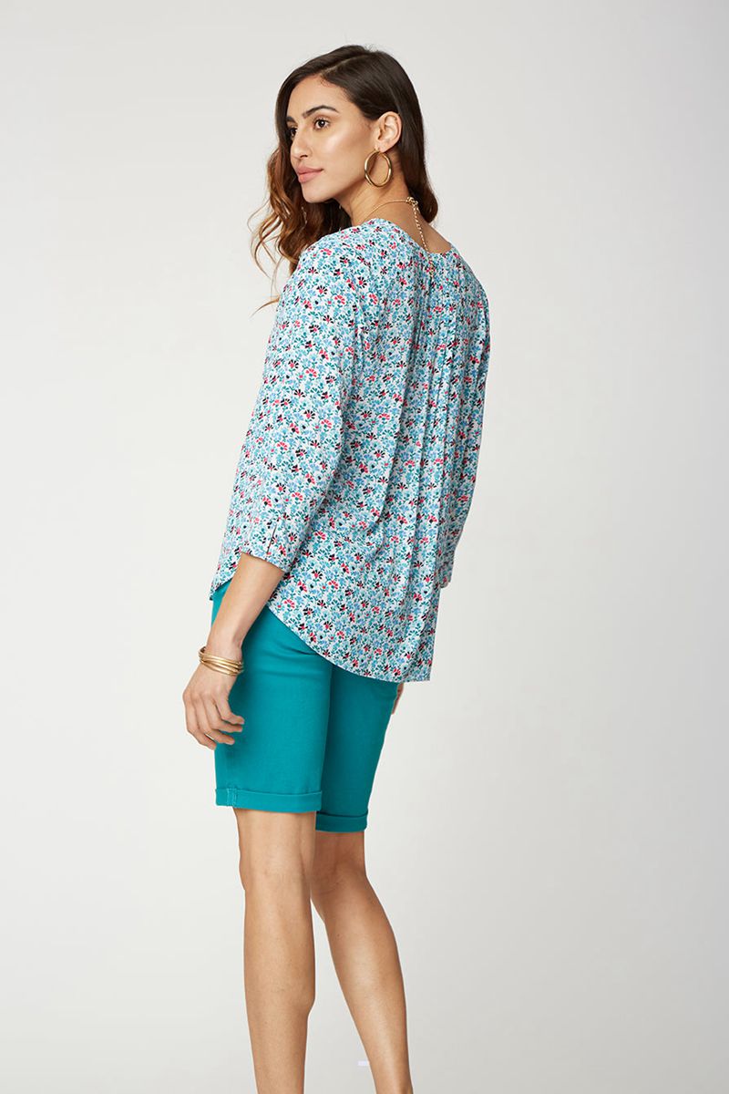 Blue Women's NYDJ Plus The Perfect Blouse | NZ 562PNRGQM