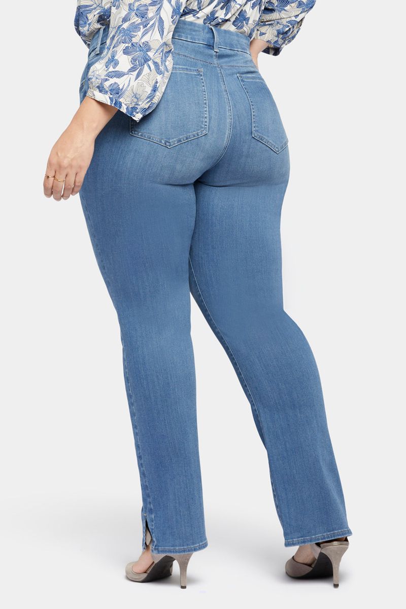 Blue Women's NYDJ Plus The Slimmer Marilyn Straight Jeans | NZ 107LSORMY