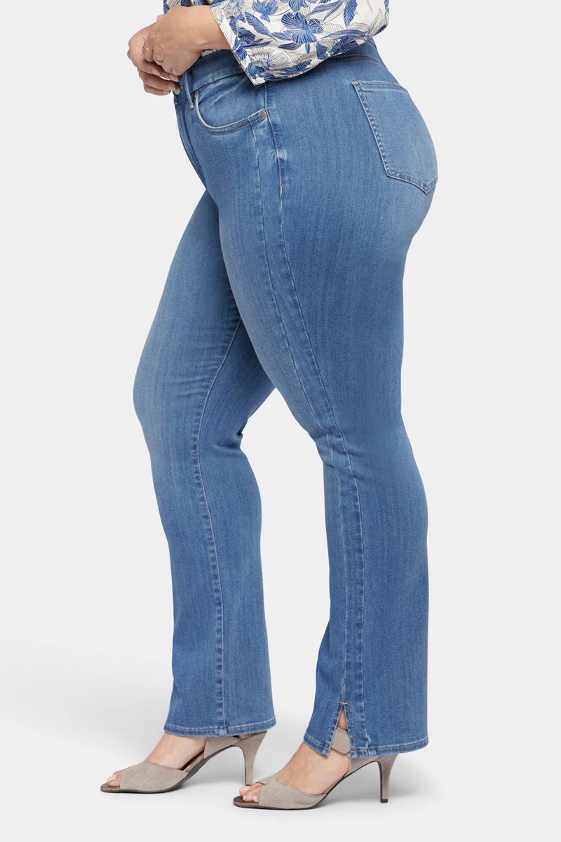 Blue Women's NYDJ Plus The Slimmer Marilyn Straight Jeans | NZ 107LSORMY