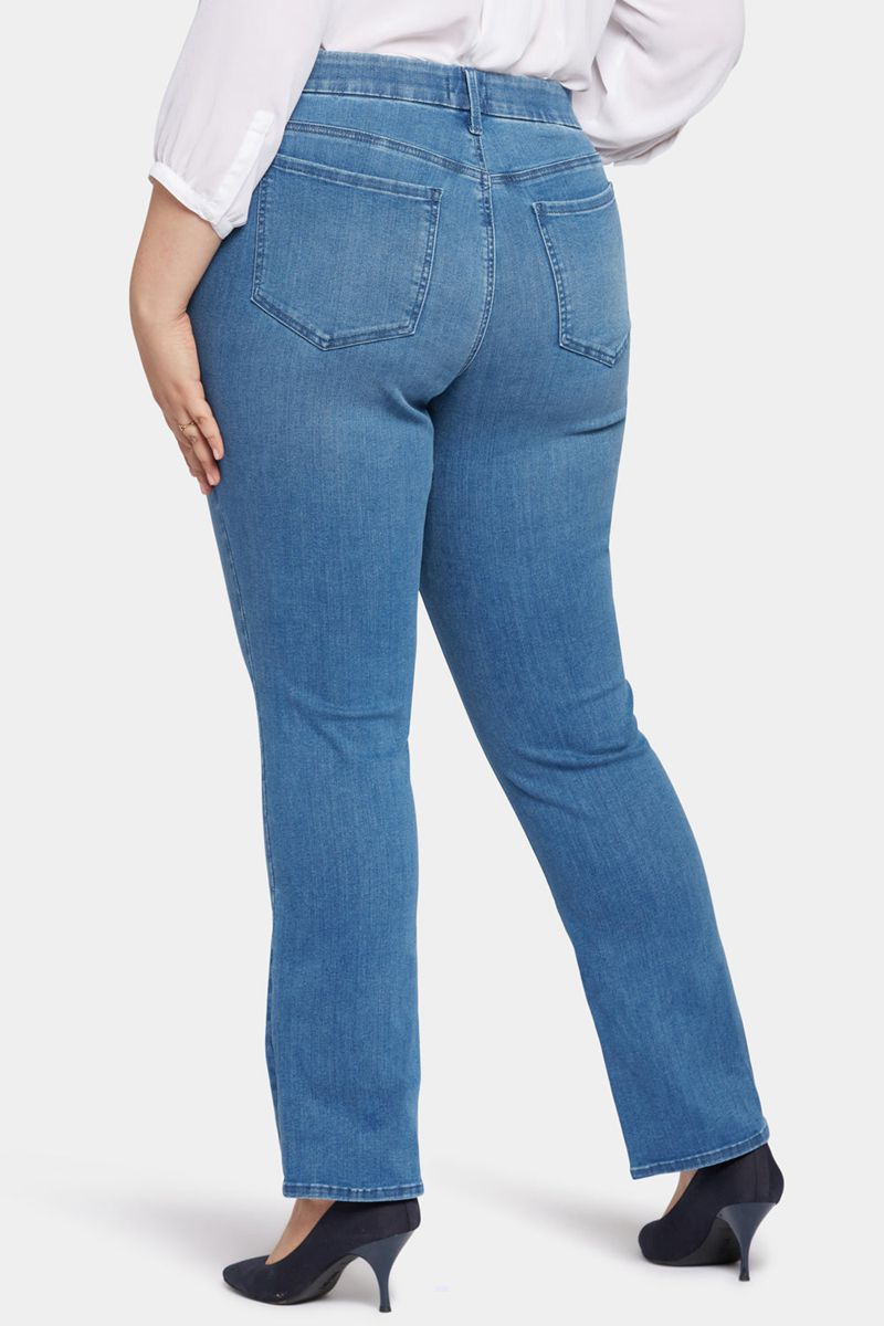 Blue Women's NYDJ Plus Waist-Match™ Marilyn Straight Jeans | NZ 139WTPLMF