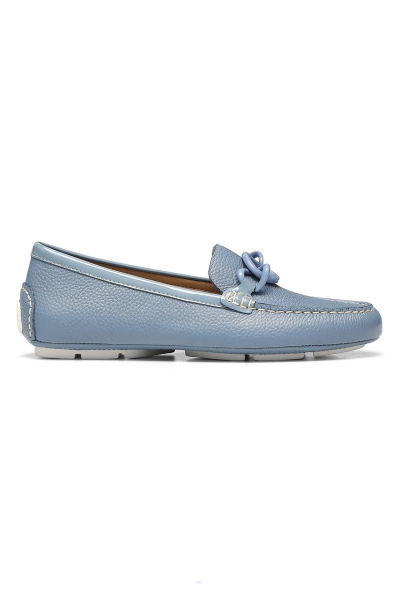 Blue Women's NYDJ Pose Slip-On Loafers | NZ 536ZYWUFB