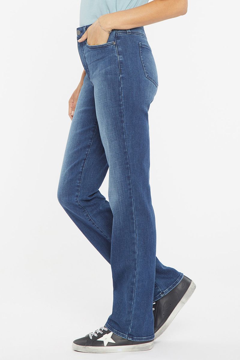 Blue Women's NYDJ Relaxed Straight Jeans | NZ 029ONEPSK