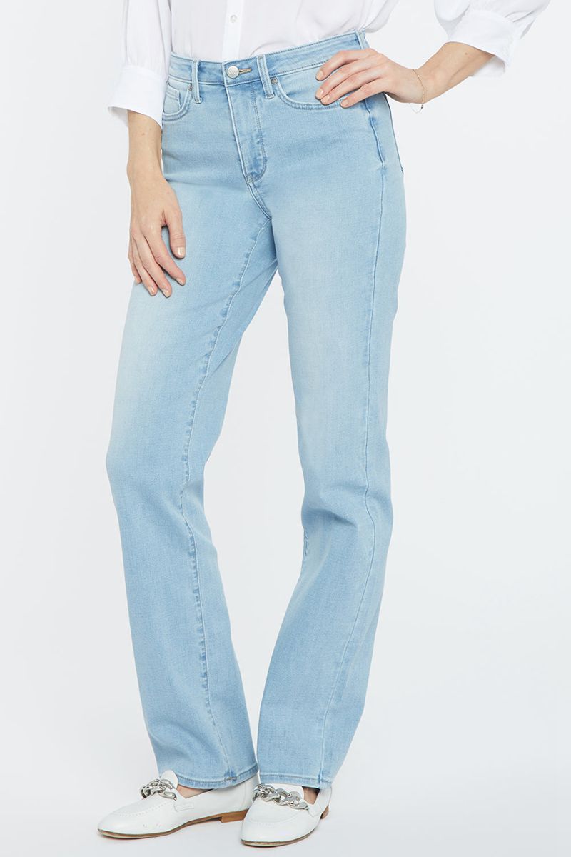 Blue Women's NYDJ Relaxed Straight Jeans | NZ 492UAVJOL