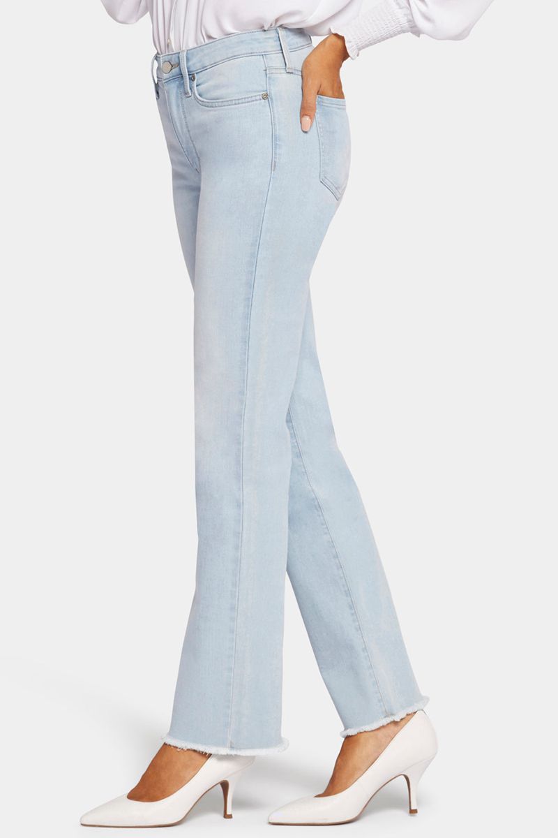 Blue Women's NYDJ Relaxed Straight Jeans | NZ 826RIQOTG