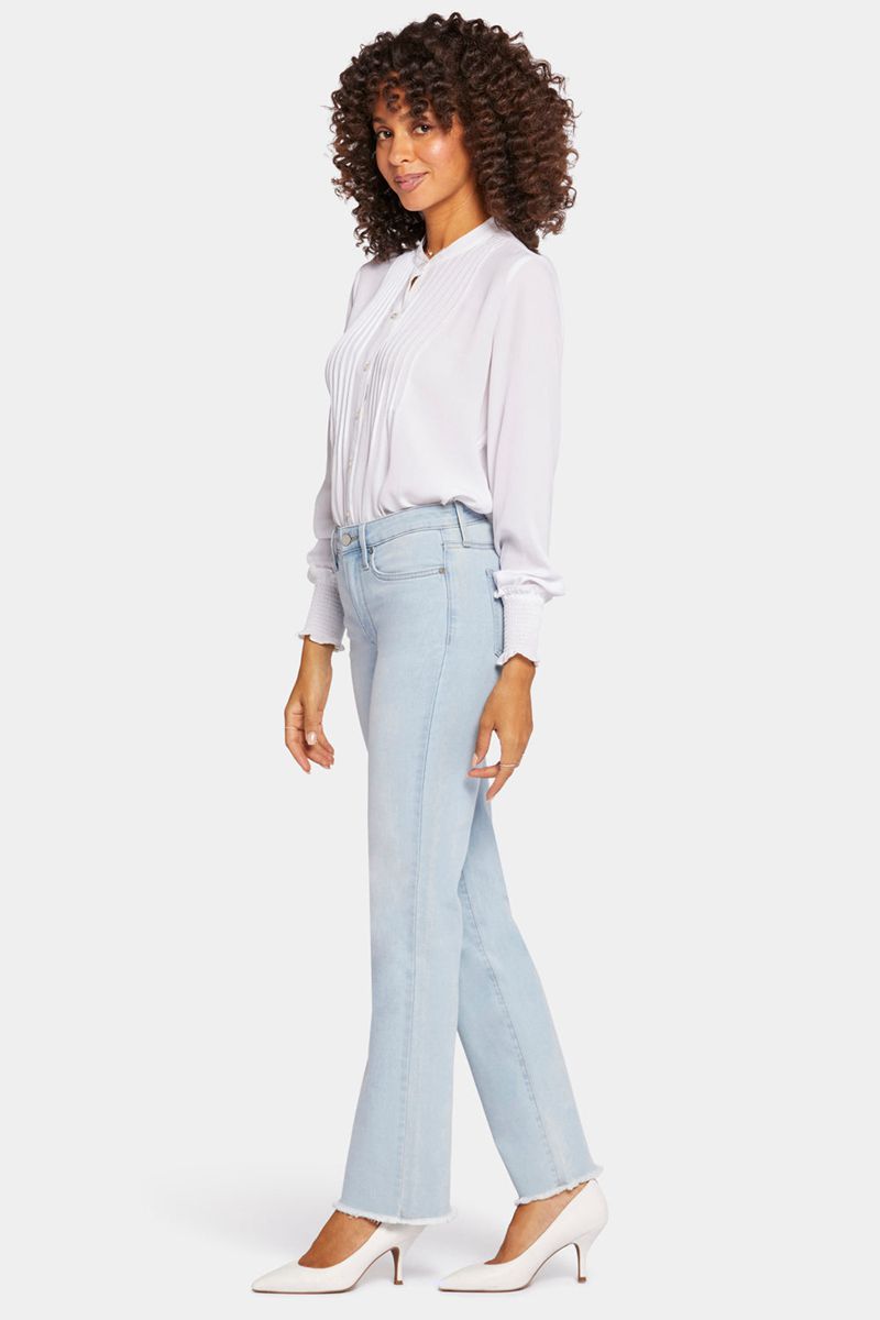 Blue Women's NYDJ Relaxed Straight Jeans | NZ 826RIQOTG