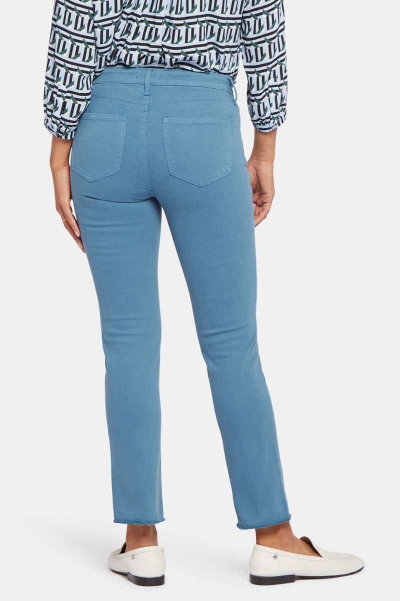 Blue Women's NYDJ Sheri Slim Ankle Jeans | NZ 032YGPVTI