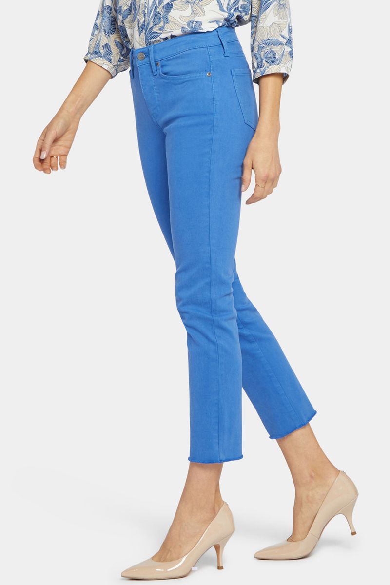 Blue Women's NYDJ Sheri Slim Ankle Jeans | NZ 051NGERWV