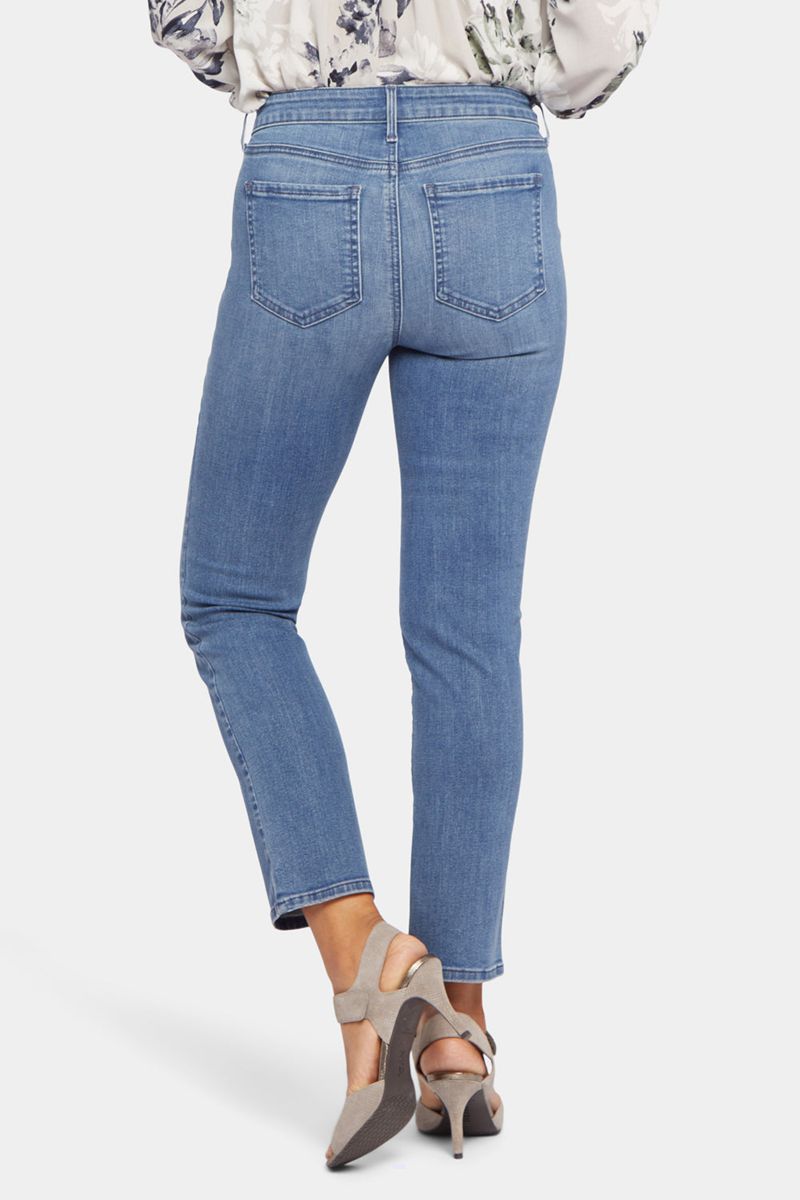 Blue Women's NYDJ Sheri Slim Ankle Jeans | NZ 093SIBMCO