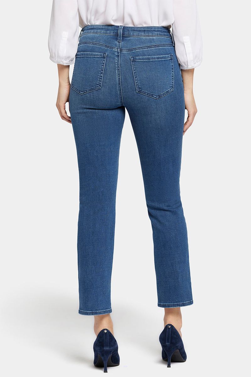 Blue Women's NYDJ Sheri Slim Ankle Jeans | NZ 217DZBCFJ