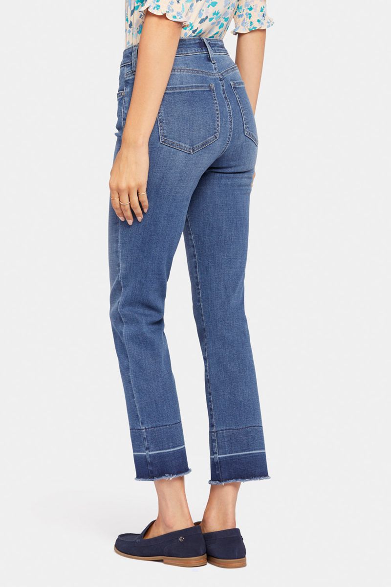 Blue Women's NYDJ Sheri Slim Ankle Jeans | NZ 793KCMOBE