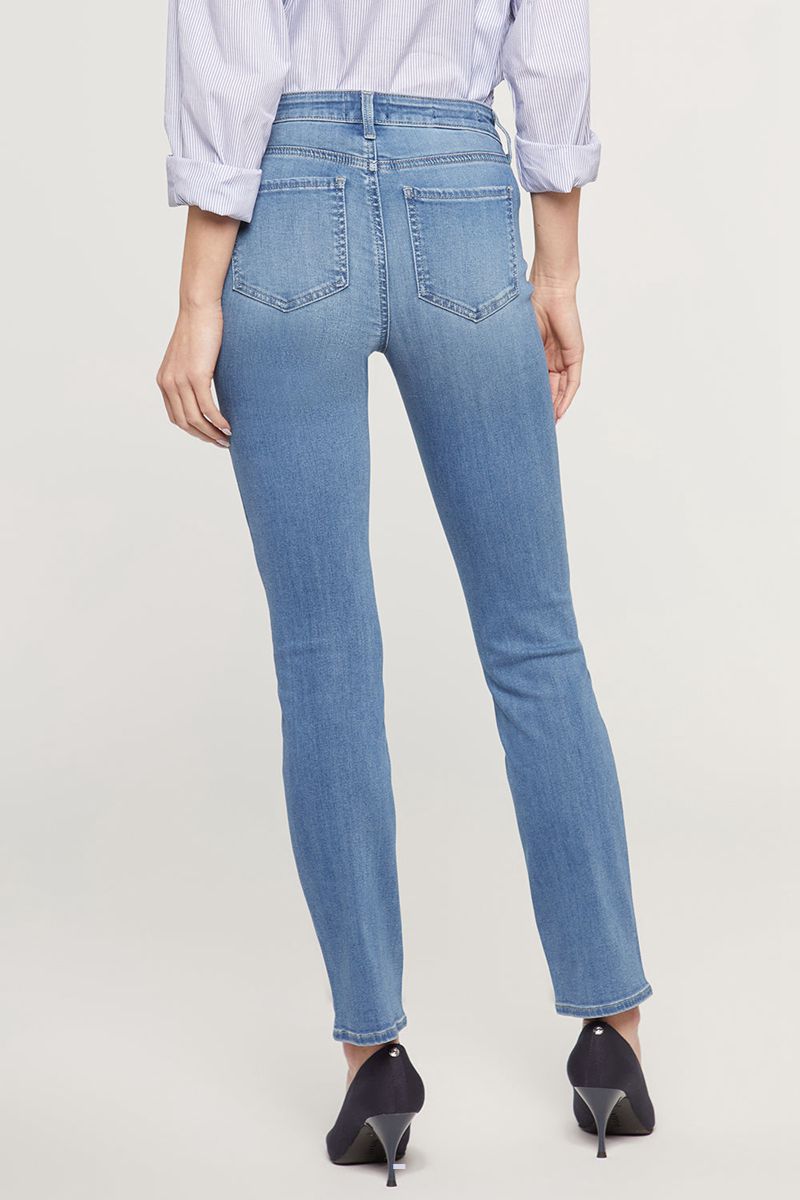 Blue Women's NYDJ Sheri Slim Jeans | NZ 780BTCSZY