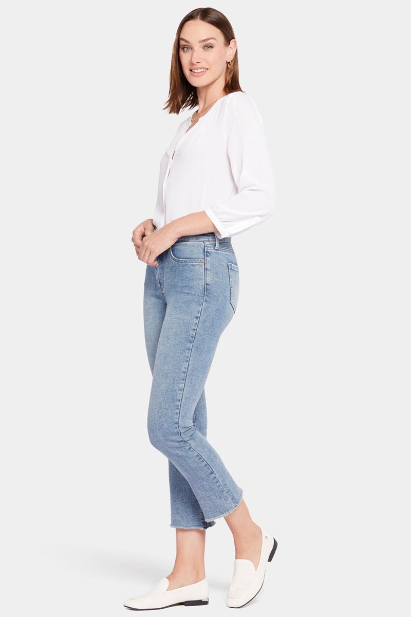 Blue Women's NYDJ Slim Bootcut Ankle Jeans | NZ 481MYQICK