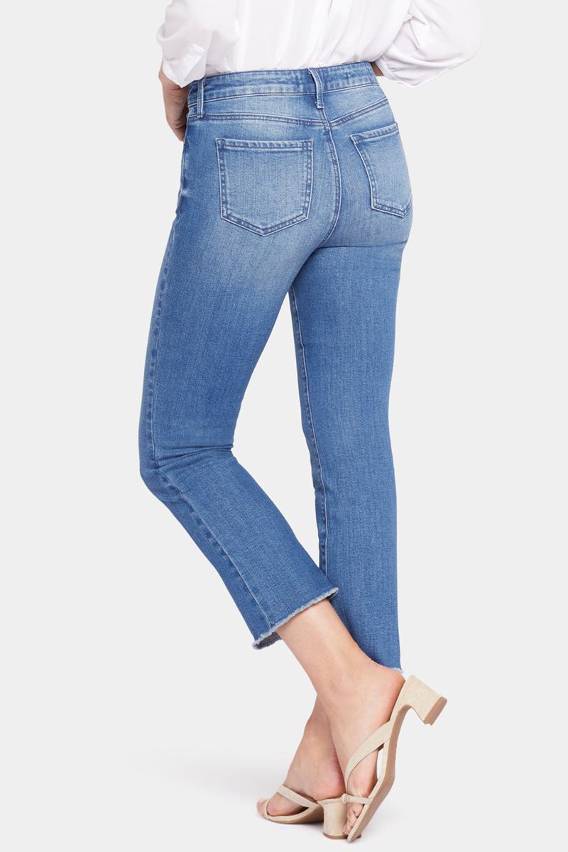 Blue Women's NYDJ Slim Bootcut Ankle Jeans | NZ 624YPWHES