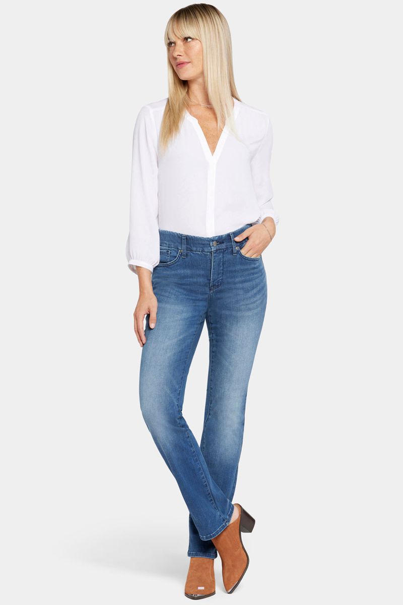 Blue Women's NYDJ Waist-Match™ Marilyn Straight Jeans | NZ 463PNSIRQ